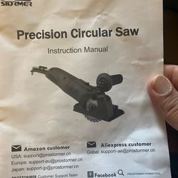 PROSTORMER Mini Circular Saw 500W Plunge Cut Track Wood Metal Tile Cutter 120V