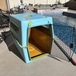 Large Dog Crate As Scooby Doo Bus