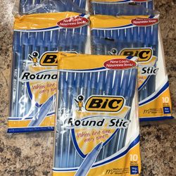 Blue Pen Bundle 5 Packs 