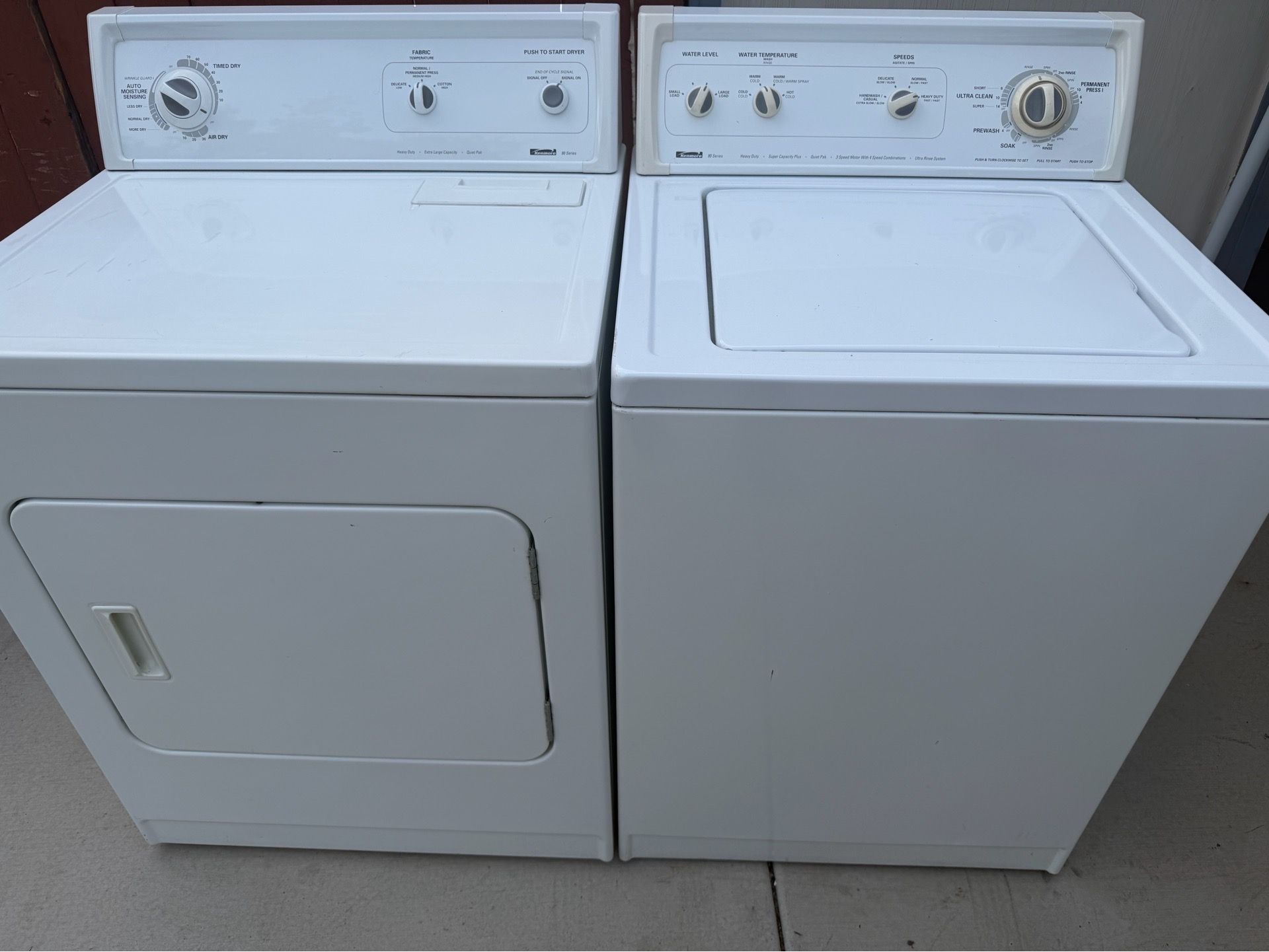 Washer and dryer