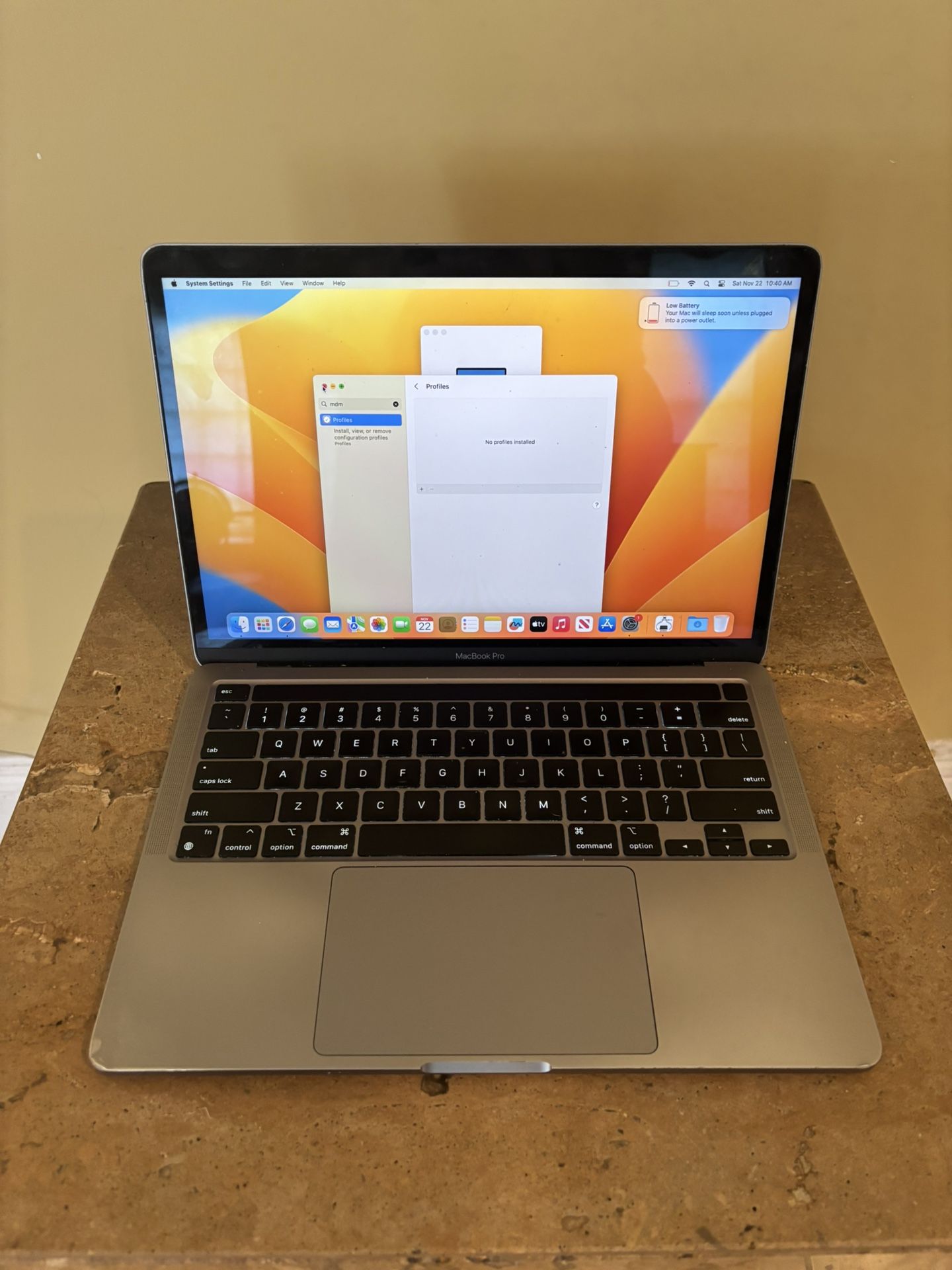 2020 Macbook Pro 13 M1 8GB 512GB