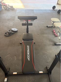 Bench with preacher curl