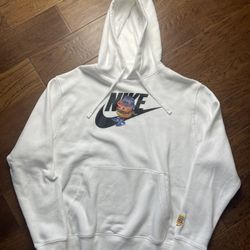 Nike White Burger Fleece Hoodie – Men’s Large