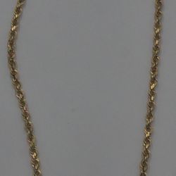 10kt yellow gold chain 24 inches long 6 mm 15.9 grams 875753-1