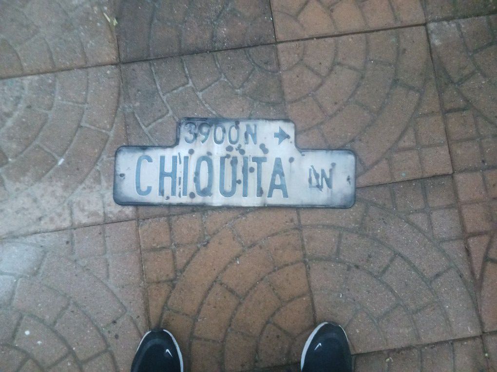 Authentic 1920s Porcelain Street Sign