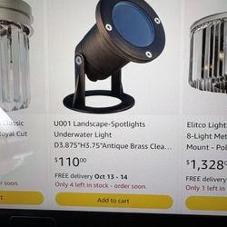 Under Water Lights. (or Above Ground)