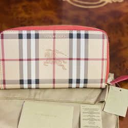Authentic Burberry Wallet 