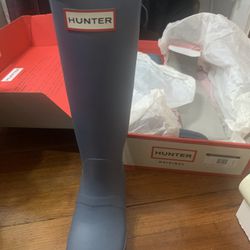 Hunter Rain Boots (Gray)