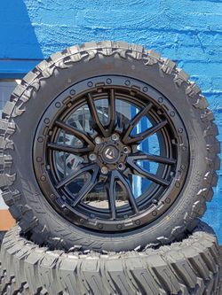 20x10 Fuel Rebel 6x139.7 with 33 12.50 20 Arturo MT🔥‼️✅