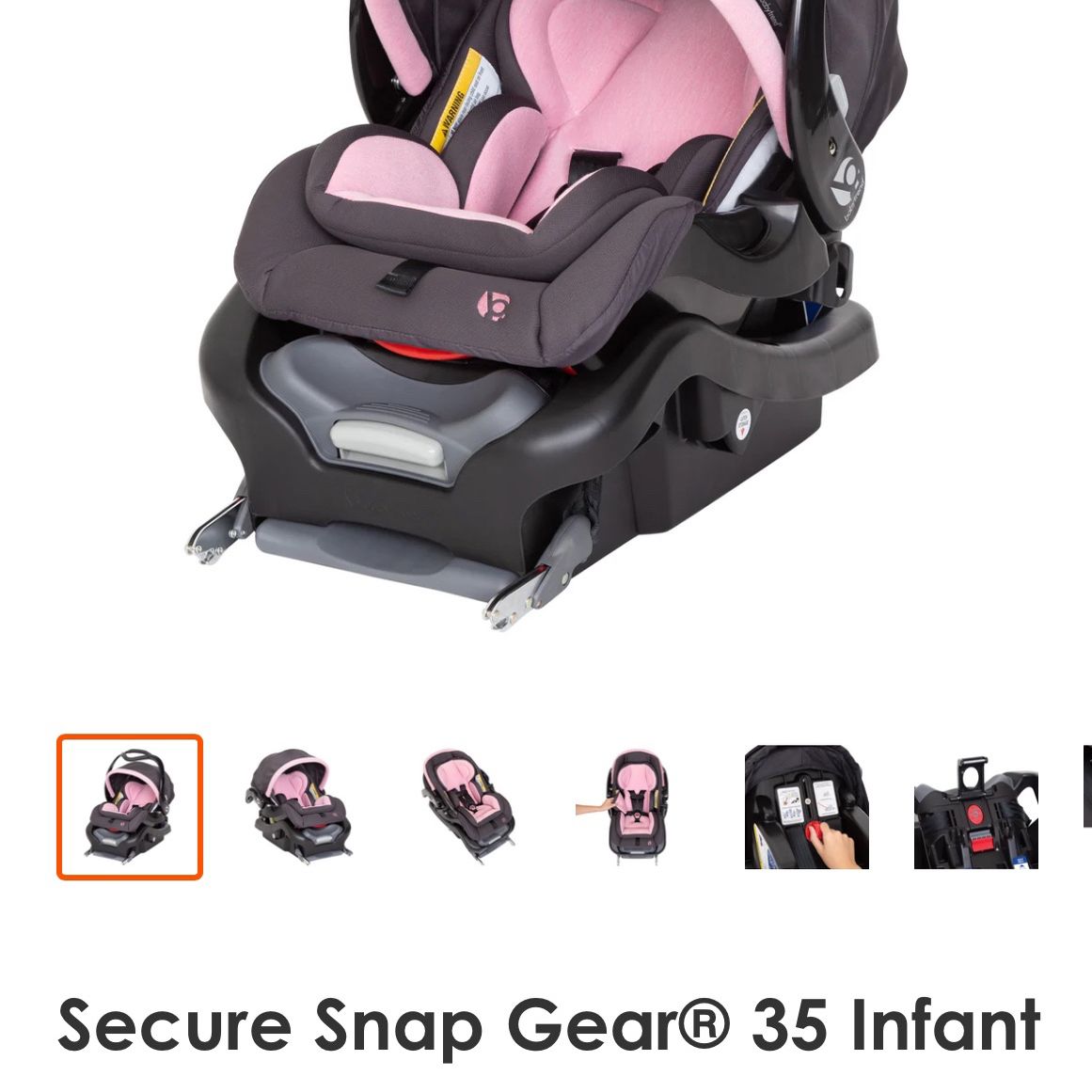 Baby Trend Secure Snap Gear® 35 Infant Car Seat - Wild Rose (Target Exclusive)