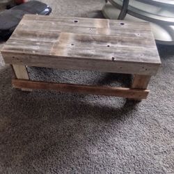 Coffee  Table (Reclaimed Wood"
