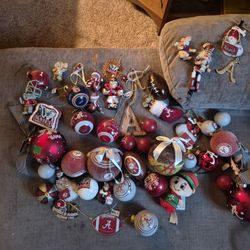 Alabama Crimson Tide Christmas Ornaments 