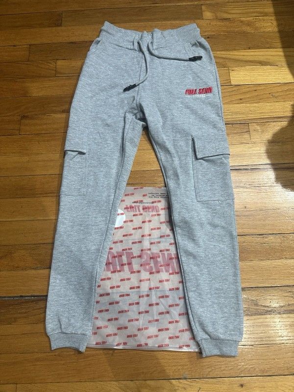 Full Send Fitness Men’s Grey Gray Jogger Size S