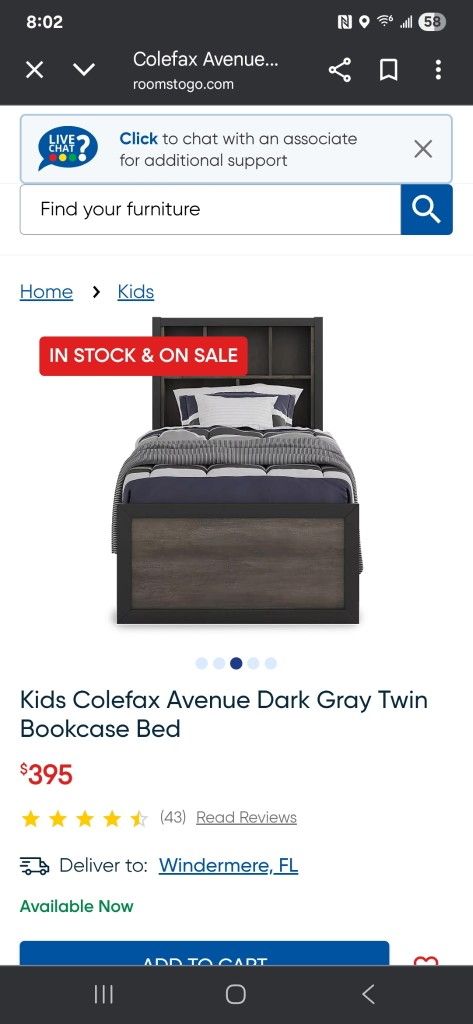 Twin Size Bed