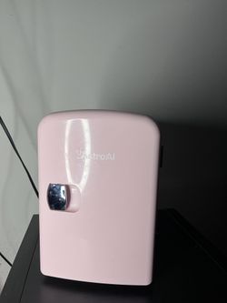 pink AstroAI mini fridge