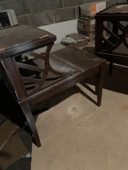 Two Antique Side Tables