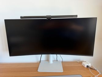Monitor Dell, 34” curved, ideal condition
