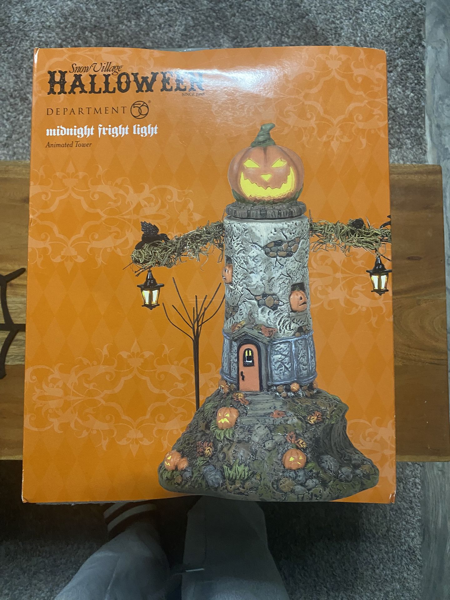 Halloween Dept 56 Midnight Fright Light