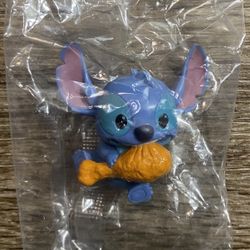 Disney Stitch Collectible Mini Figure - Feed Me Series - Fried Chicken Stitch