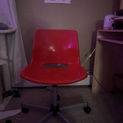 Red IKEA Chair