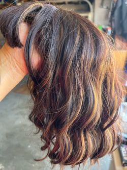 Wig Entrance Style dark brown