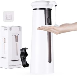 Automatic Soap Dispenser,HAANEW Touchless Soap Dispenser Foaming Hand Soap Dispenser for Batheroom Waterproof Base Wall Mount Kitchen Soap Dispenser f