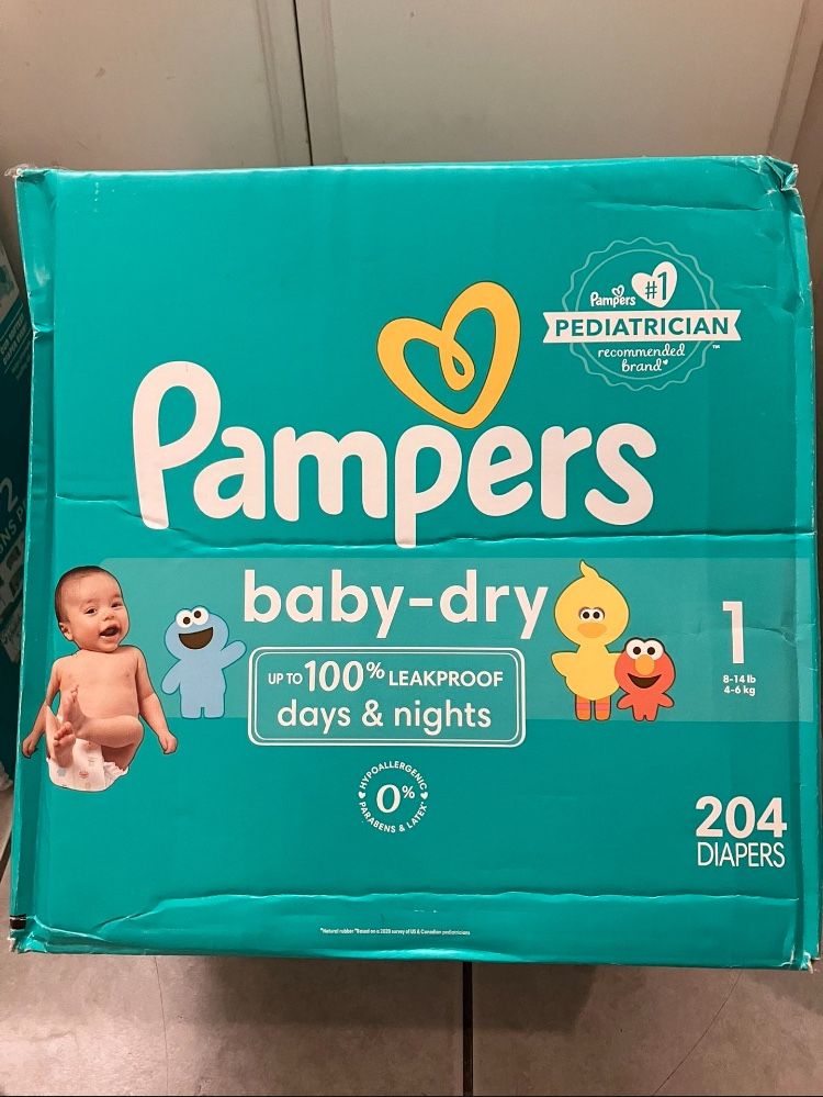 Pampers Baby Dry Size 1 Days & Nights
