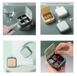  Small Pill Case, Cute Pill Box - Acedada Travel Daily