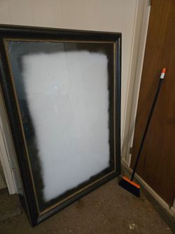 Large memorial frame with glass