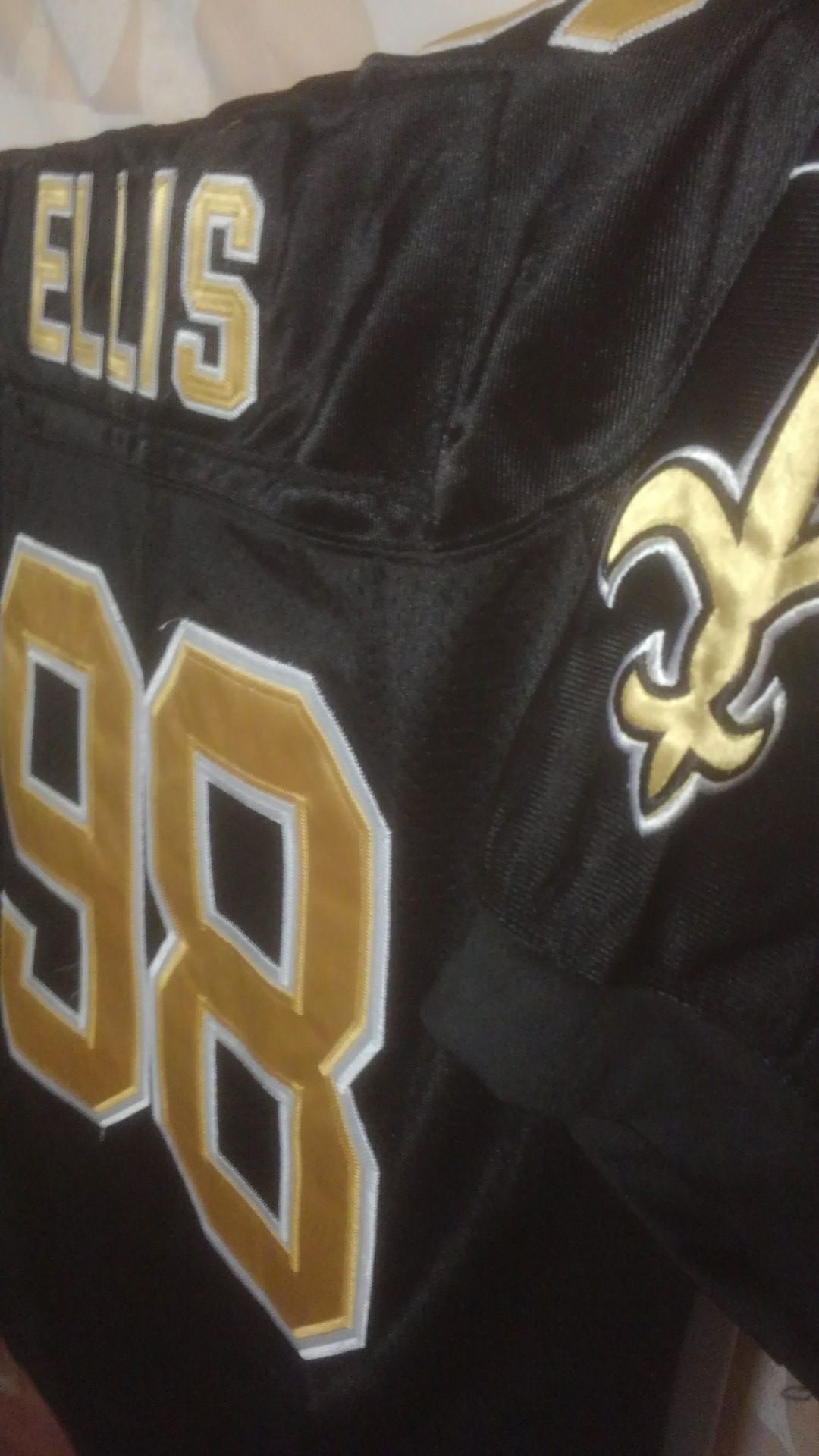 New Orleans Saints official jersey #98 Sedrick Ellis super bowl winner