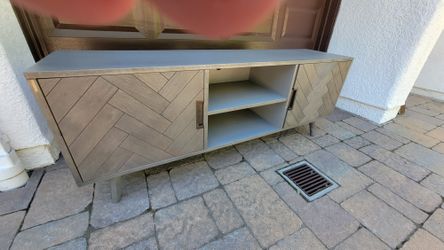 Stylish mid-century entertainment center