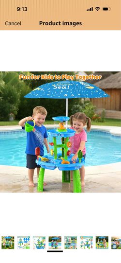 Outdoor kids water table