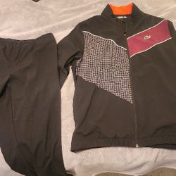XL Lacoste Tracksuit $125