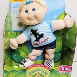 Cabbage Patch Kids Sullivan Topher August 15th Skateboard Boy Doll