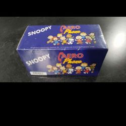 Rare Vintage Peanuts Snoopy Aero Airplane Flip Phone. New In Box!
