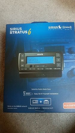 Sirius Stratus car satellite radio system