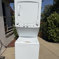 GE Stacked Washer & Dryer
