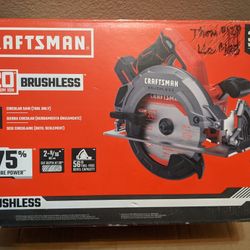 Craftsman  7-1/4" Circular Saw( NO incluye Batería/Battery NOT included)