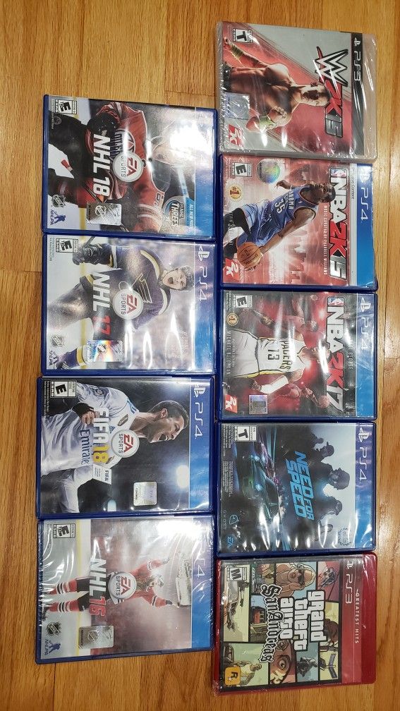 PS3 And PS4 Games