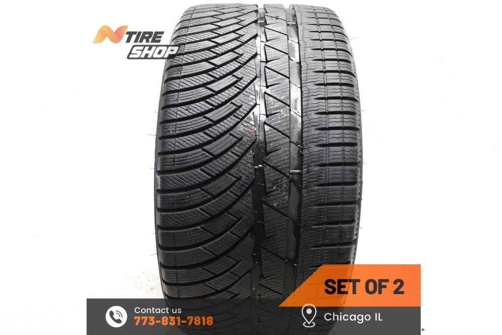 Set of 2 Used  7.5/32  Winter  275/30R20  97V  Michelin  Pilot Alpin PA4 NO