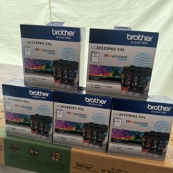 $15 Each Brother Genuine LC30333PKS Super High-yield 3-Pack Color INvestment Tank Printer Ink Cartridges
