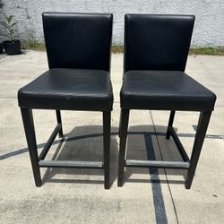 High top bar stools.  26” seat height.  