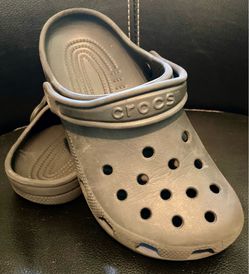 Crocs black kids size 3