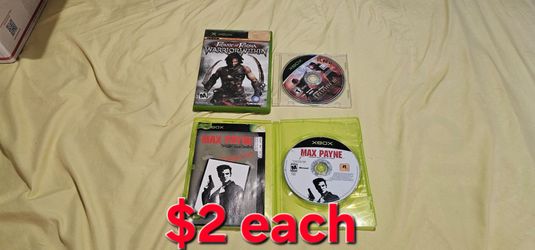 Original Xbox Games $2 each