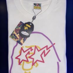 White Bape Tee