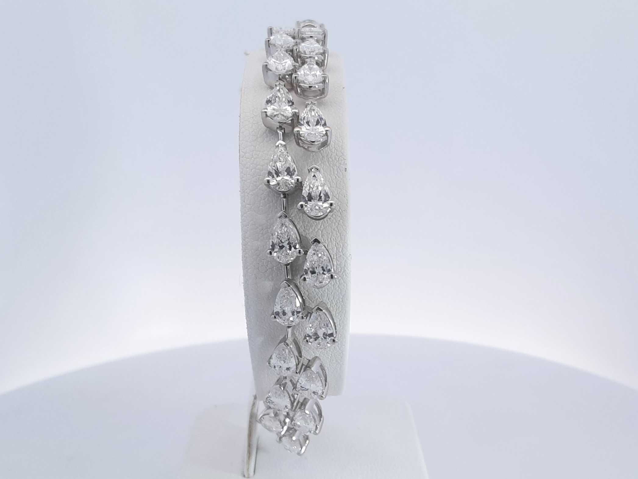 20 Cttw Diamond 14k White Gold 16.9 G Tennis Bracelet 7 In Aa0725lxzxzsa