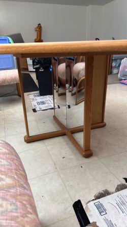Octagon shaped dining table
