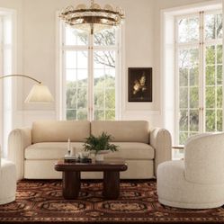 90" Honey Boucle Sofa (TOPORTO) $999 FREE LOCAL DELIVERY  CASH PRICE / NO TAXES  