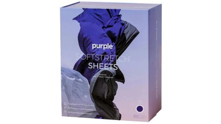 deep purple softstretch sheets queen size