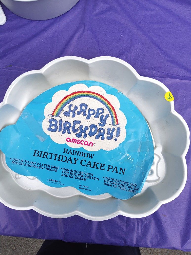 Happy Birthday Cloud Cake Mold